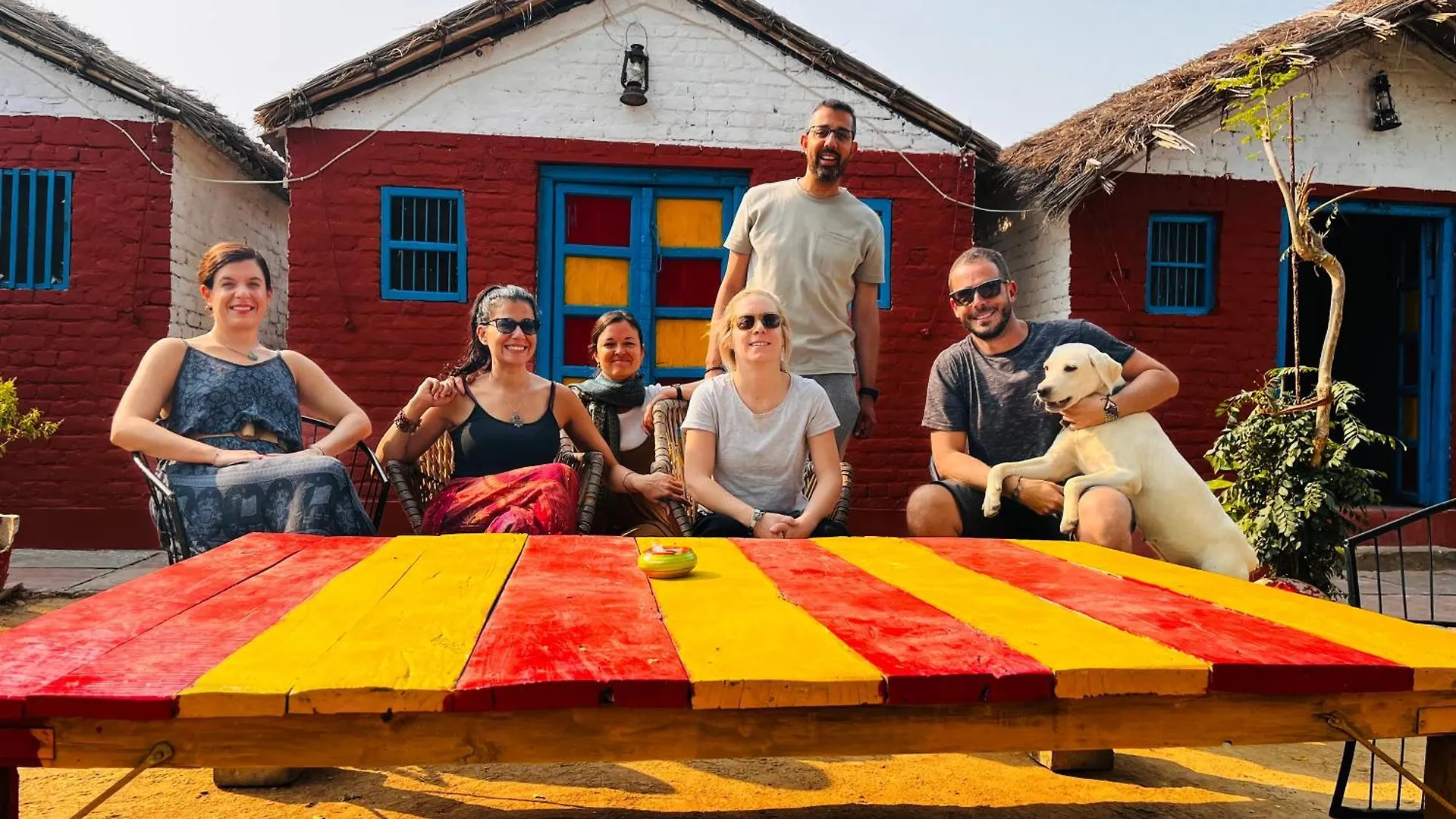 Luxury tent Backpackers Village Agra